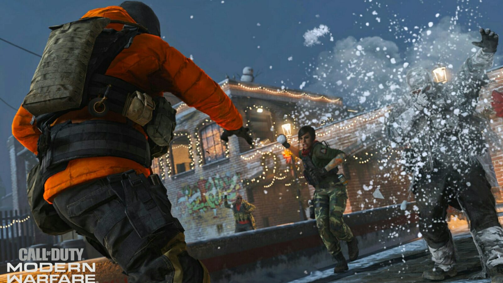 Call of Duty Modern Warfare Sambut Liburan Dengan Perang Bola Salju