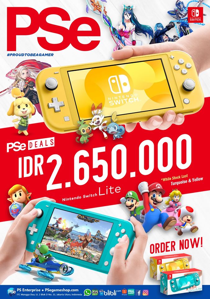 Promo Nintendo Switch hanya Rp. 2.650.000