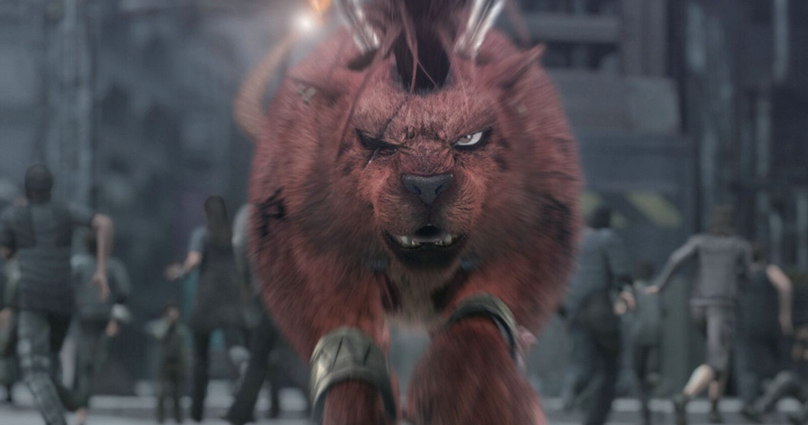 Red XIII hadir sebagai Non-Playable Character dalam Remake Final Fantasy VII