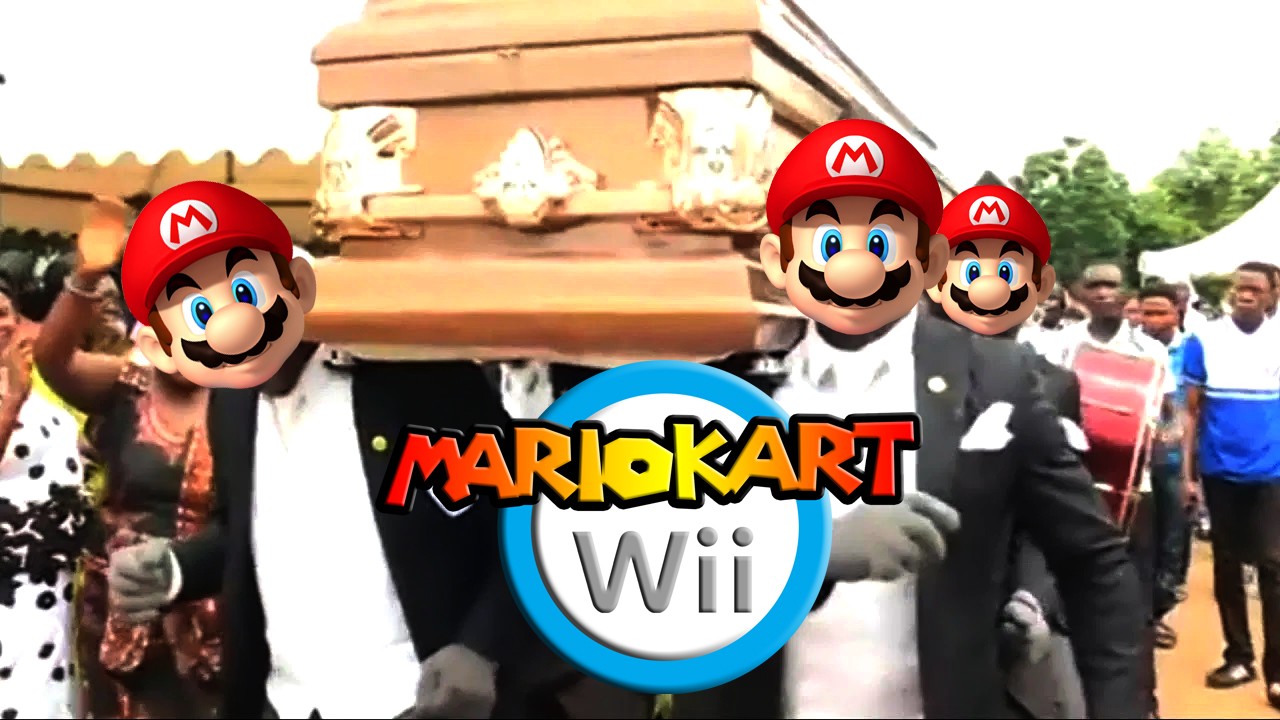 Meme viral "Coffin Dance" turut hadir di game Mario Kart Wii