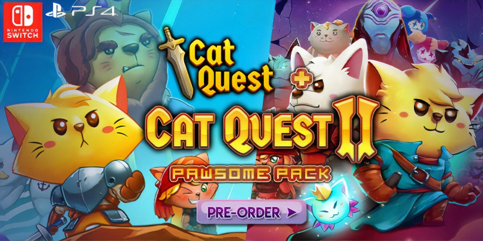 Cat Quest + Cat Quest II Pawsome Pack akan meluncur di akhir bulan Juli