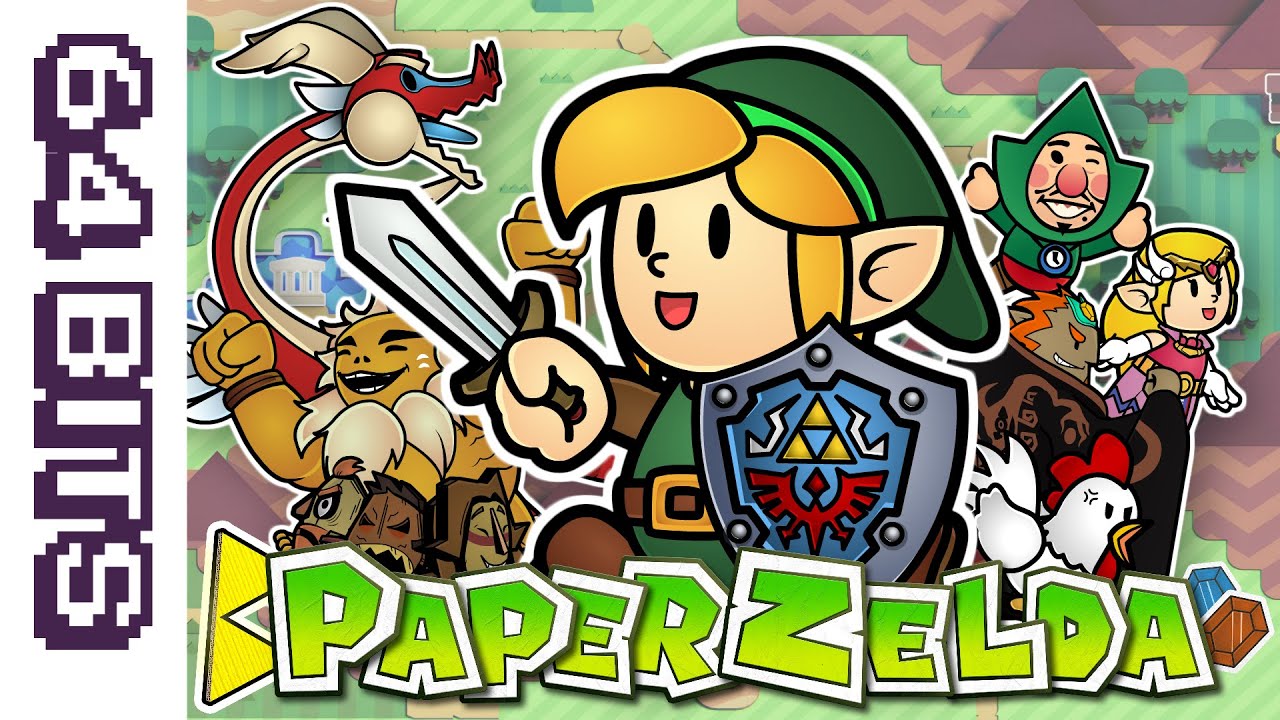 Seorang fans membuat trailer Legend of Zelda dengan Style Paper Mario