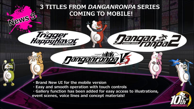 Game Danganronpa Versi Mobile Akan Dirilis Secara Global