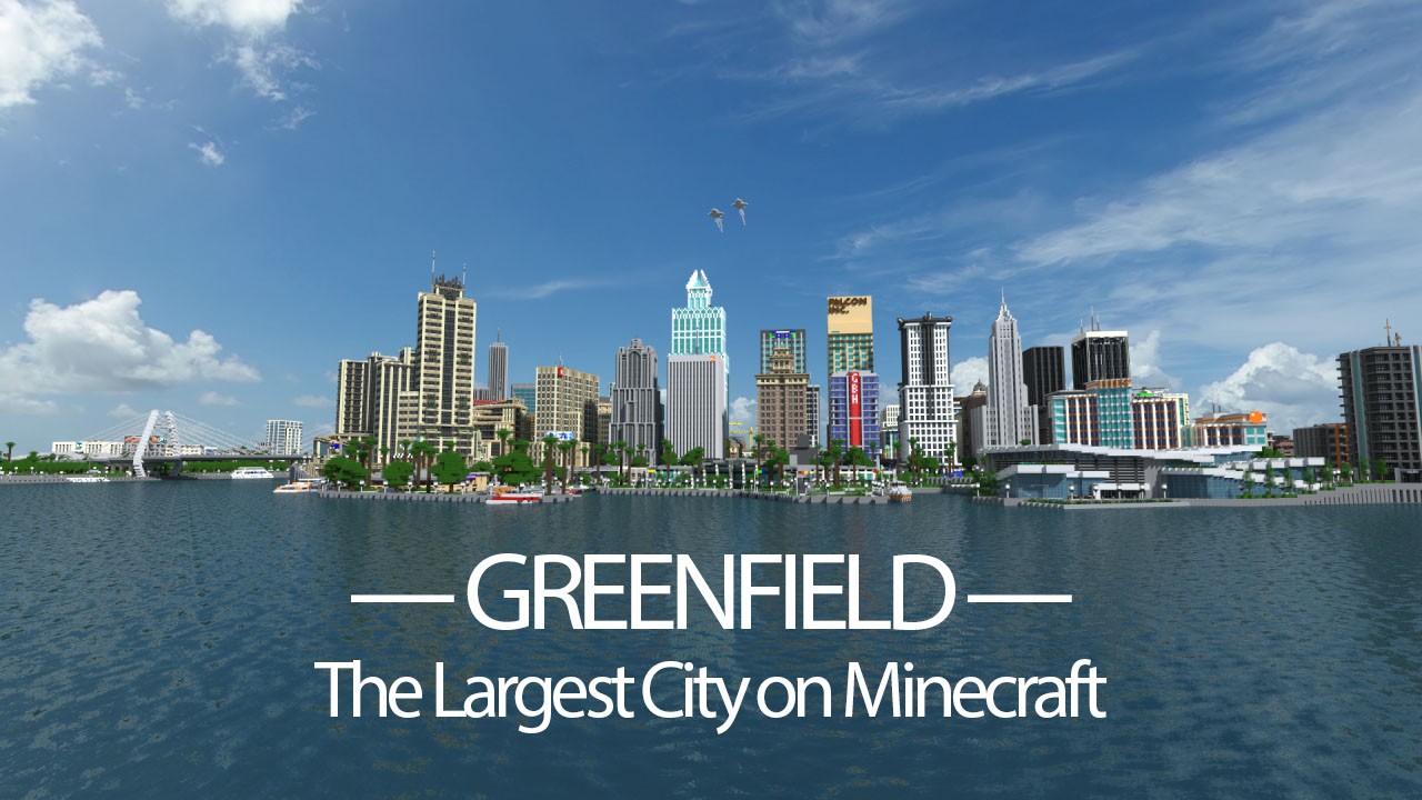 Kota terbesar di Minecraft ini dibangun oleh 400 orang dalam waktu 9 tahun