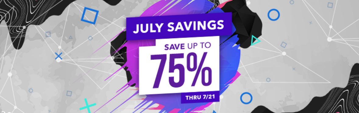 Sale "July Savings" Di PlayStation Store