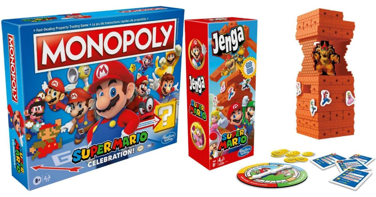Super Mario Merayakan Ulang Tahun ke-35 Dengan Jenga dan Monopoly Baru