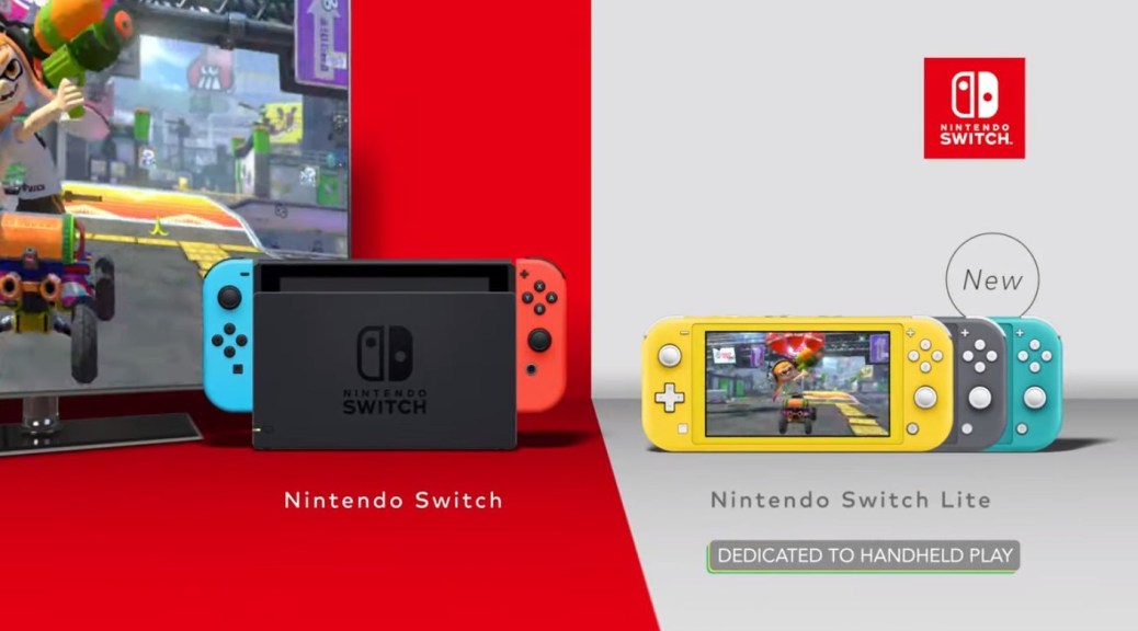 Nintendo Switch and Nintendo Switch Lite