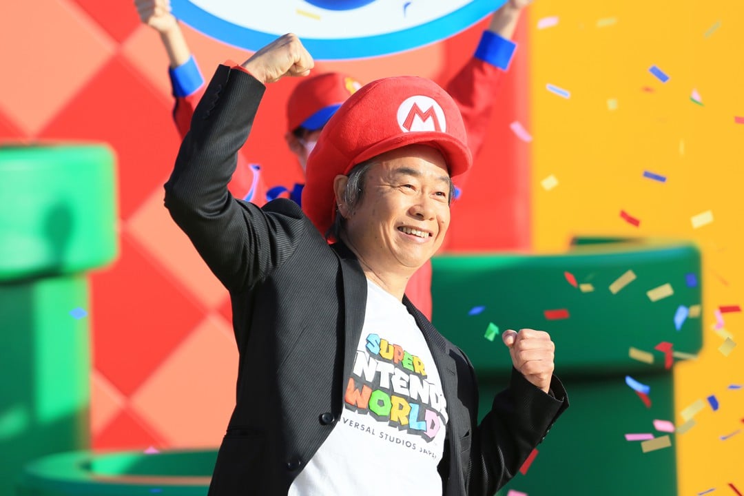 Shiteru Miyamoto Nintendo Super Mario