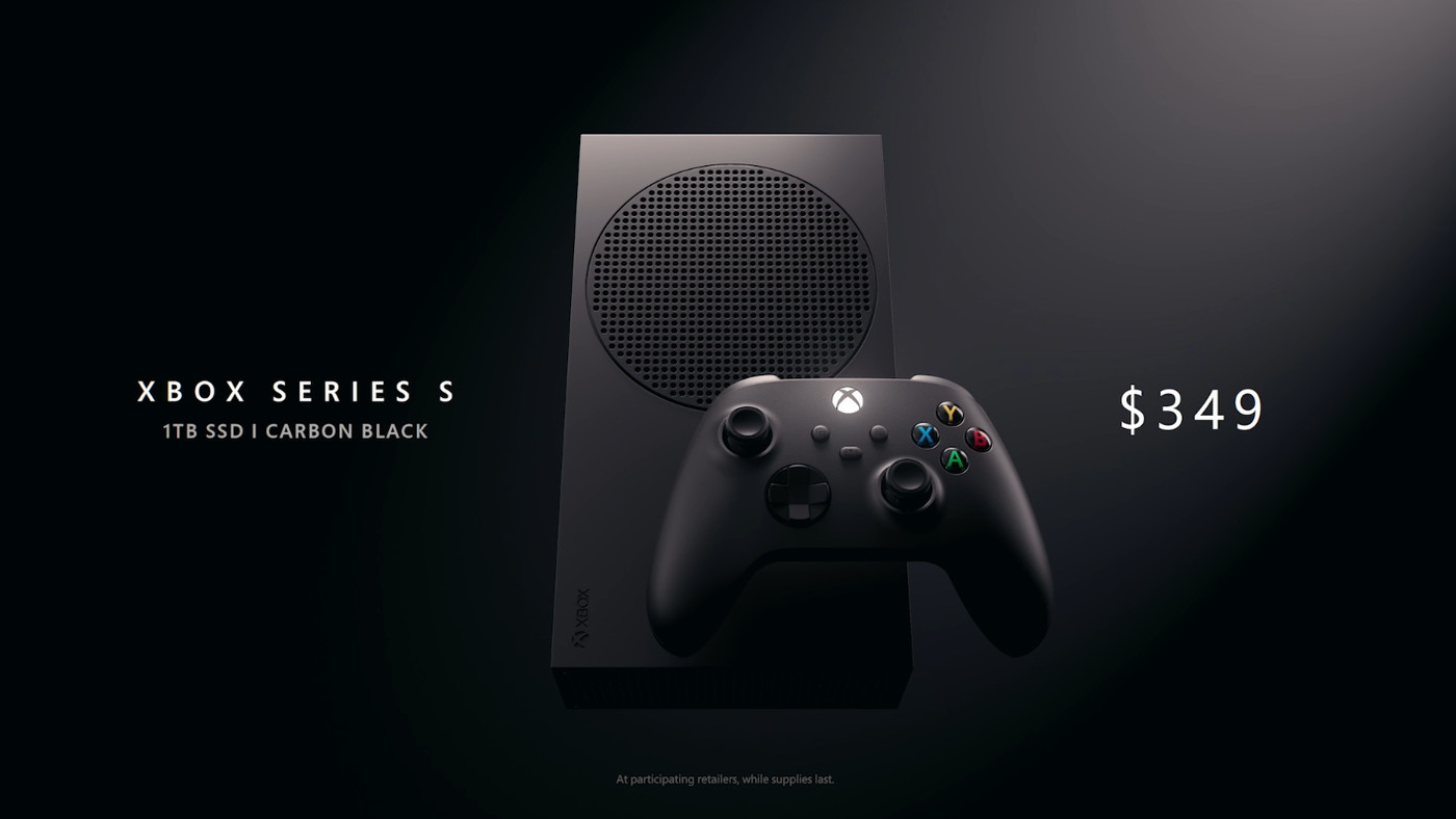 Microsoft Xbox Series S Black 1tb