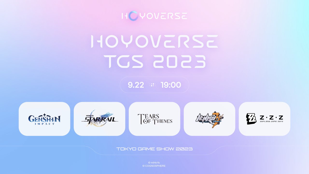 HoYoverse Tokyo Game Show 2023