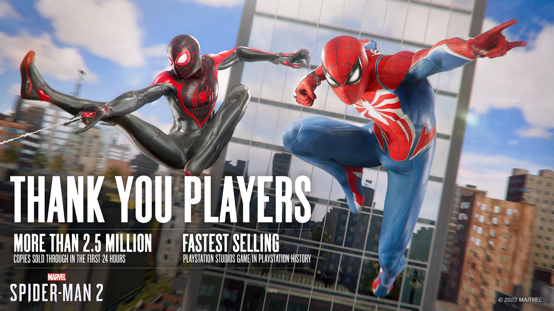 Marvel’s Spider-Man 2 Jadi Game PlayStation Studios Dengan Penjualan Tercepat